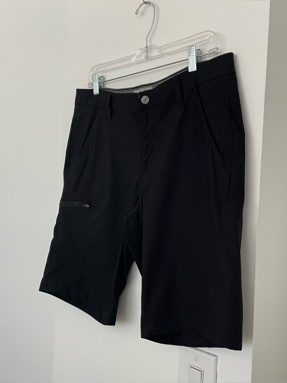 Weatherproof Vintage Men's UPF 50 Stretch Performance Tech Shorts, Black, 32 - Picture 6 of 11